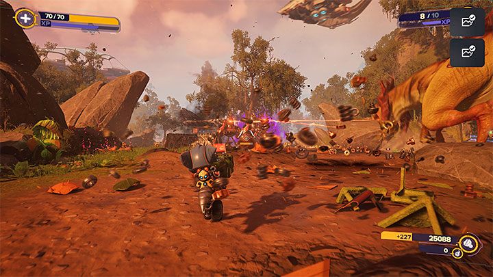 Po drodze skorzystacie z nowej szczeliny trafiając do południowo-zachodniej części mapy - Ratchet & Clank Rift Apart: Ochrona Mortów i uwolnienie Troponogi - solucja - Ratchet & Clank Rift Apart - poradnik do gry