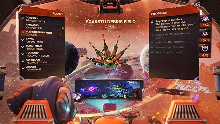 Możecie już użyć statku kosmicznego żeby opuścić Sargasso - Ratchet & Clank Rift Apart: Zniszczenie statków Nefariousa - solucja - Ratchet & Clank Rift Apart - poradnik do gry