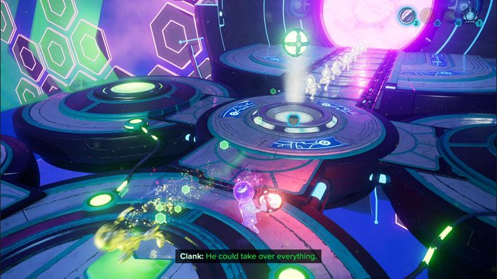 Przy okazji wyciągnijcie pierwszą sferę podniesienia z dolnego slotu, a także sferę szybkości z okolic miejsca startu - Ratchet & Clank Rift Apart: Dotarcie do anomalii w katakumbach - solucja - Ratchet & Clank Rift Apart - poradnik do gry