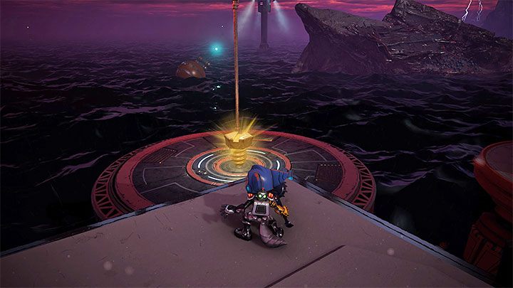Zanim wyruszycie dalej zbadajcie okoliczny obszar - Ratchet & Clank Rift Apart: Odnalezienie Ratcheta i Kit - solucja - Ratchet & Clank Rift Apart - poradnik do gry