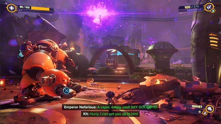 3 - Ratchet & Clank Rift Apart: Rozpoczęcie finału i pokonanie imperatora - solucja - Ratchet & Clank Rift Apart - poradnik do gry