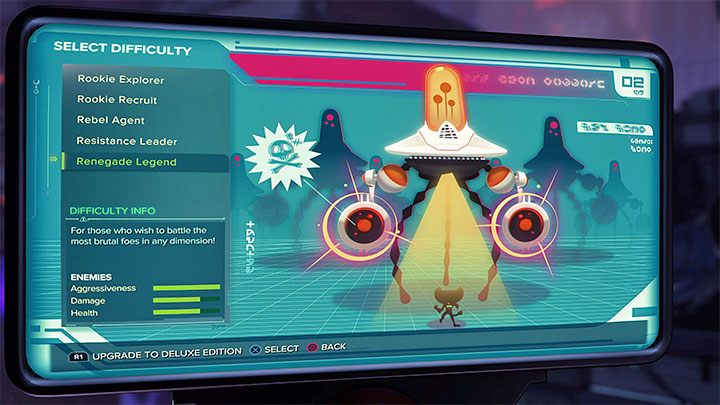 Tryb wyzwań pozwala pozwala rozpocząć kampanię od nowa i oferuje wyższy poziom wyzwania - Ratchet & Clank Rift Apart: Tryb wyzwań NG+ - Ratchet & Clank Rift Apart - poradnik do gry