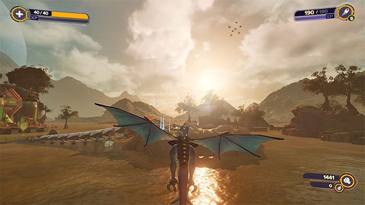 Drugi unikalny środek transportu to Trudi - latający zaprzyjaźniony potwór - Ratchet & Clank Rift Apart: Środki transportu - Ratchet & Clank Rift Apart - poradnik do gry