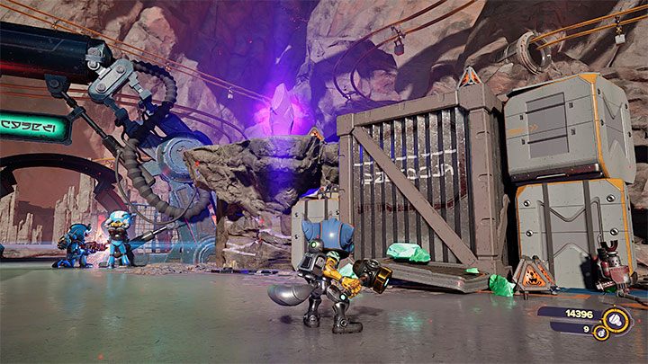 1 - Ratchet & Clank Rift Apart: Wyłączenie blokady i dotarcie do górników - solucja - Ratchet & Clank Rift Apart - poradnik do gry
