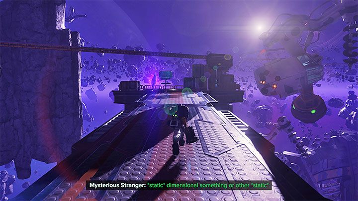 Wróćcie się do poprzedniego blizonu i uderzcie w niego - Ratchet & Clank Rift Apart: Spotkanie z inżynierem, poszukiwania botów - solucja - Ratchet & Clank Rift Apart - poradnik do gry