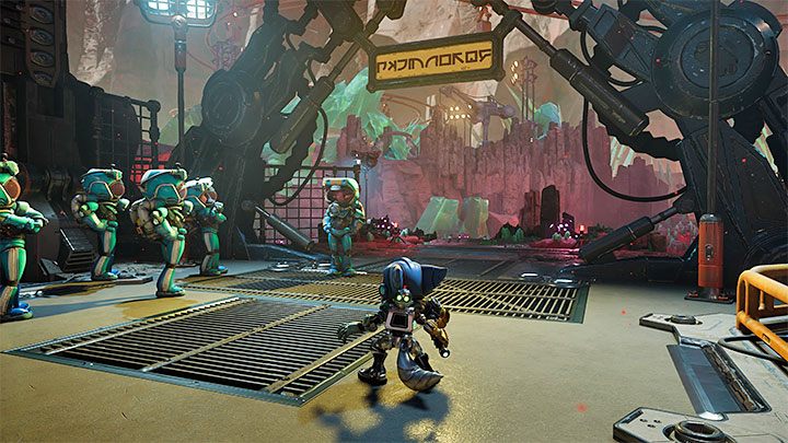 Ten opcjonalny cel misji jest w Waszym dzienniku od samego początku pobytu na planecie Blizar Prime, ale możecie się nim zająć dopiero po dotarciu do obozu górników w wymiarze przed kataklizmem - Ratchet & Clank Rift Apart: Odnalezienie szefowej Tulio - solucja - Ratchet & Clank Rift Apart - poradnik do gry