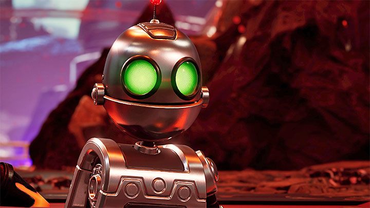 Clank to mały robot, który pojawiał się we wszystkich poprzednich produkcjach z tej serii - Ratchet & Clank Rift Apart: Grywalne postacie - Ratchet & Clank Rift Apart - poradnik do gry