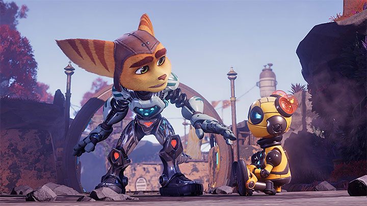 Kit to zupełnie nowa postać, która podobnie jak Clank jest małym robotem - Ratchet & Clank Rift Apart: Grywalne postacie - Ratchet & Clank Rift Apart - poradnik do gry