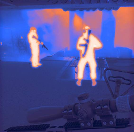 Termowizja pozwoli Wam na lepsze widzenie, kiedy przeciwnicy zleją się z otoczeniem - Sniper Contracts 2: Tryb Maski - Sniper Ghost Warrior Contracts 2 - poradnik do gry