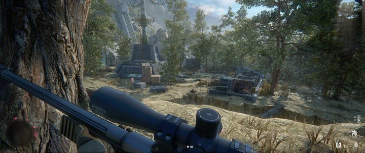 Zakłócacz znajduje się dokładnie na bunkrze - Sniper Contracts 2: Góry Kuamar - solucja, opis przejścia - Sniper Ghost Warrior Contracts 2 - poradnik do gry