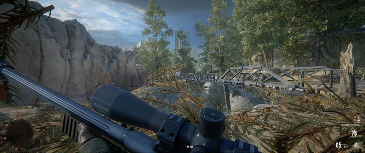 Drugi zakłócacz znajduje się blisko mostu z pojazdem opancerzonym - Sniper Contracts 2: Góry Kuamar - solucja, opis przejścia - Sniper Ghost Warrior Contracts 2 - poradnik do gry