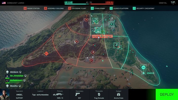 Mapa Kosmodrom w trybie podboju. - Battlefield 2042: Kosmodrom - charakterystyka mapy - Battlefield 2042 - poradnik do gry