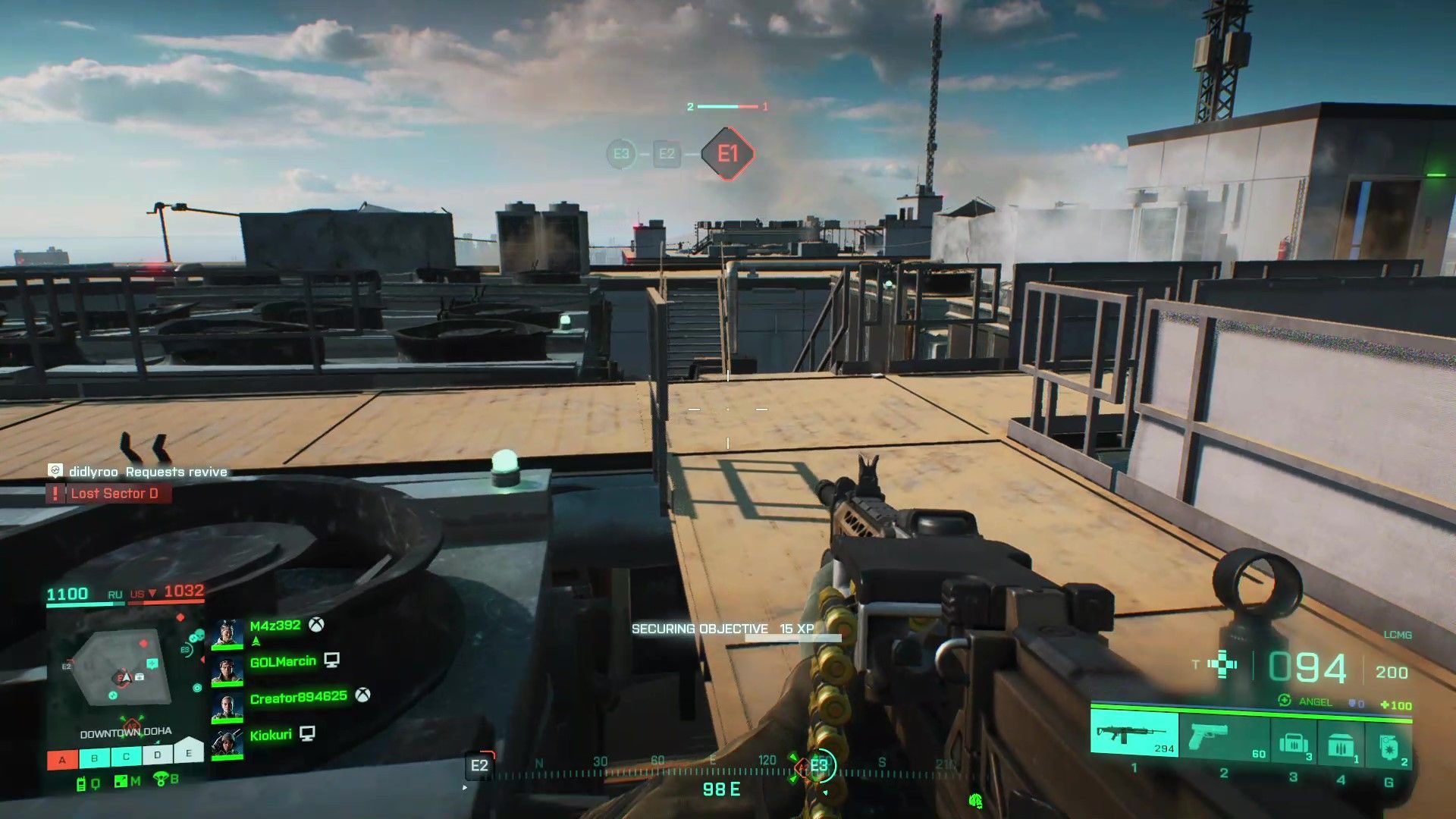 Strefa A przypada natomiast na częściowo zasypany stadion - Battlefield 2042: Klepsydra - charakterystyka mapy - Battlefield 2042 - poradnik do gry