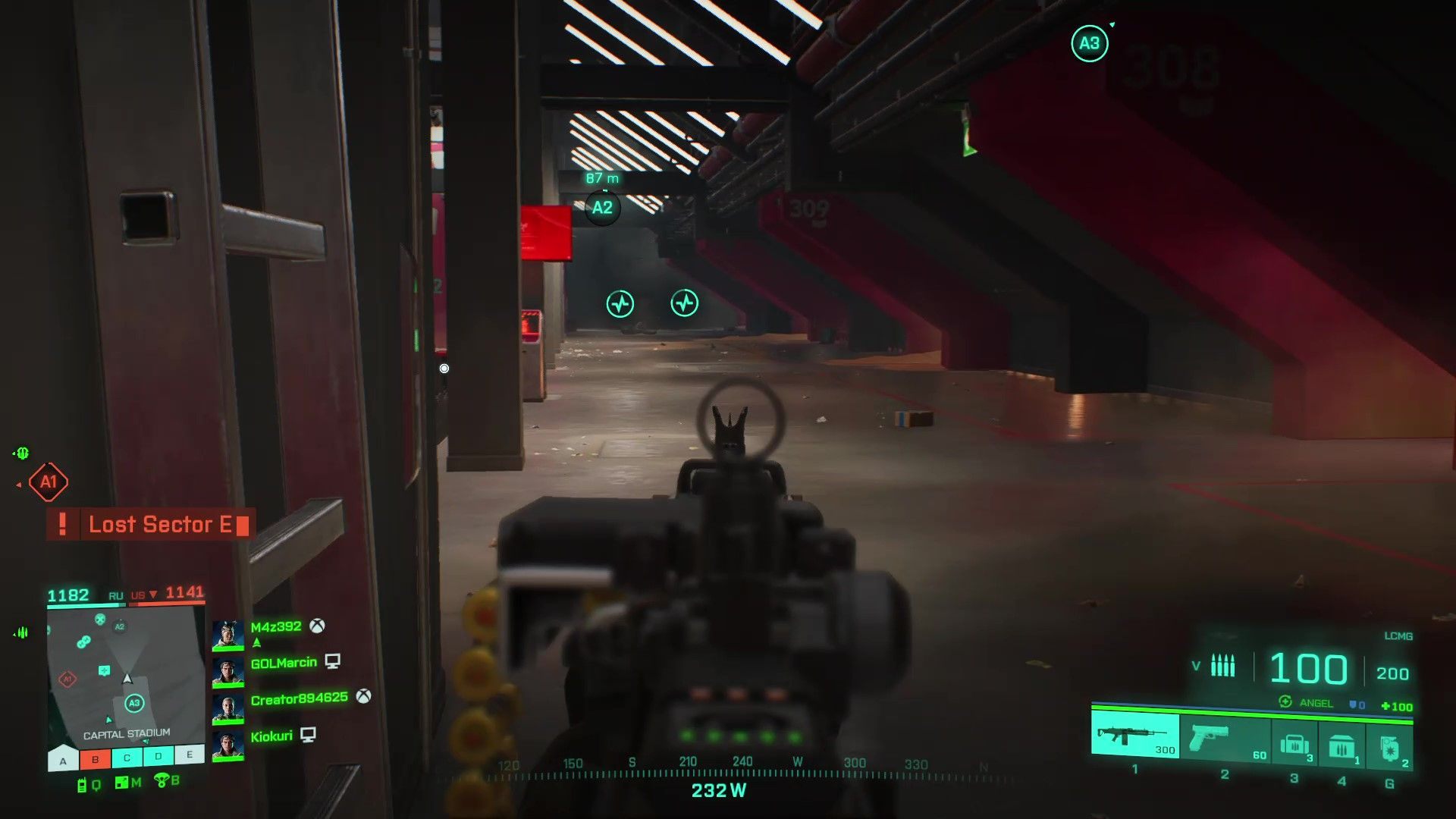 Strefa E natomiast znajduje się w okolicach wieżowców - Battlefield 2042: Klepsydra - charakterystyka mapy - Battlefield 2042 - poradnik do gry