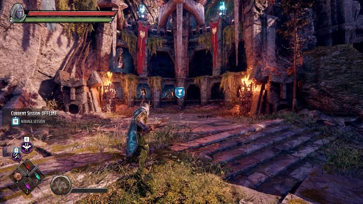 W obozie Kelvins Cairn nie zabrakło także miejsca, w którym zbierane są wszystkie trofea - Dark Alliance: Obóz Kelvins Cairn - Dark Alliance - poradnik do gry