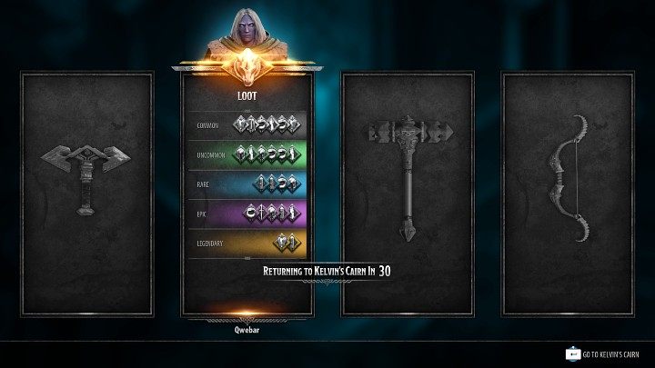 Po uzbieraniu kilku przedmiotów Legendarnych wybierzcie najkrótszą dostępną misję (jedna ikona zegara) i ukończcie ją na najniższym możliwym poziomie, aby zainkasować przedmioty zdobyte w poprzednich sesjach - Dark Alliance: Legendarne przedmioty - jak farmić? - Dark Alliance - poradnik do gry