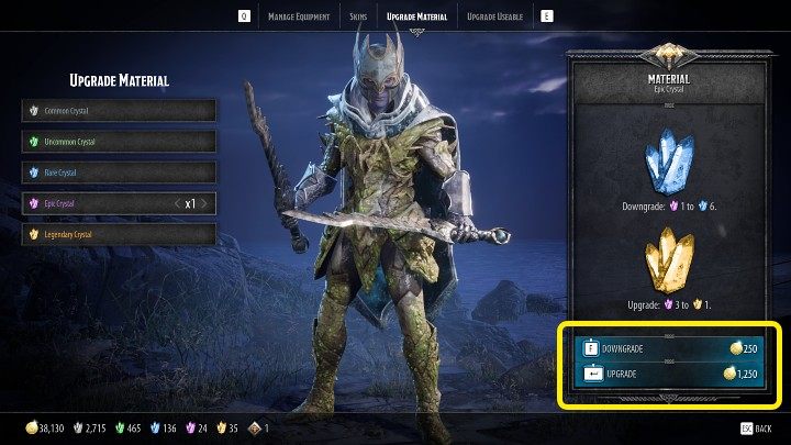 W grze Dungeons & Dragons Dark Alliance można także ulepszać lub degradować jakość materiałów (kryształów) - Dark Alliance: Przedmioty - jak ulepszać? - Dark Alliance - poradnik do gry