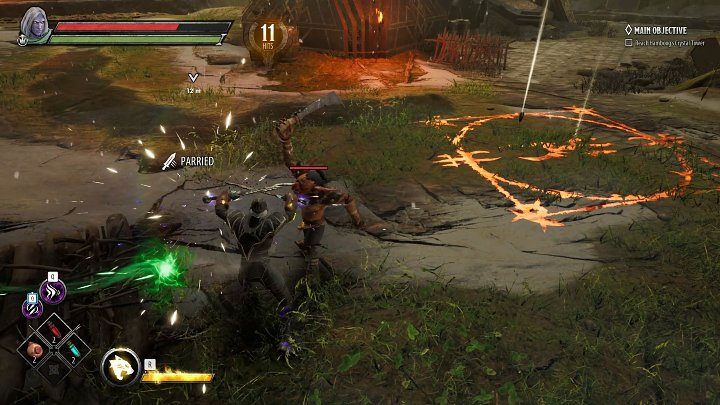 Przeciwnicy, których napotkacie na swojej drodze, wyrządzają naprawdę spore obrażenia, szczególnie na wyższych poziomach trudności, dlatego od samego początku rozgrywki warto trenować wykonywanie uników, bloków oraz wykorzystywać mechanikę parowania ciosów - Dark Alliance: Porady na start - Dark Alliance - poradnik do gry