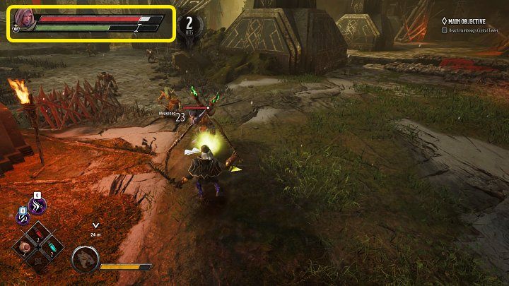 W trakcie walki, szczególnie z większą ilością przeciwników, zwracajcie uwagę na poziom zdrowia i Staminy Waszego bohatera - Dark Alliance: Porady na start - Dark Alliance - poradnik do gry