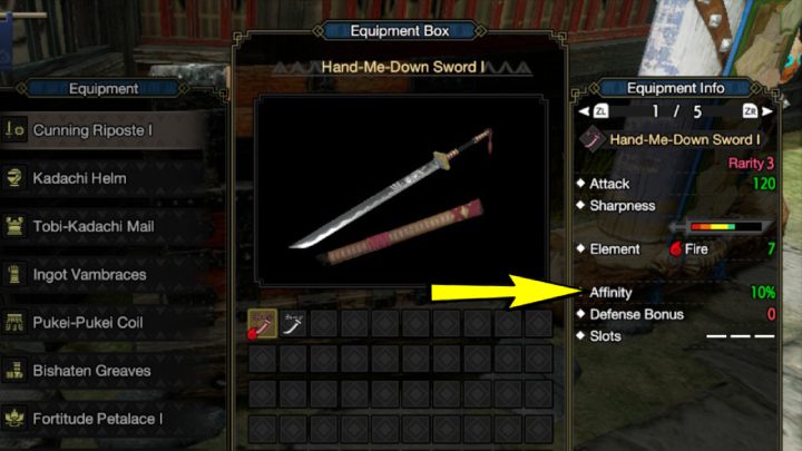 Zgodność to jedna ze statystyk broni w grze Monster Hunter Rise - Monster Hunter Rise: Zgodność - co to? - Monster Hunter Rise - poradnik do gry