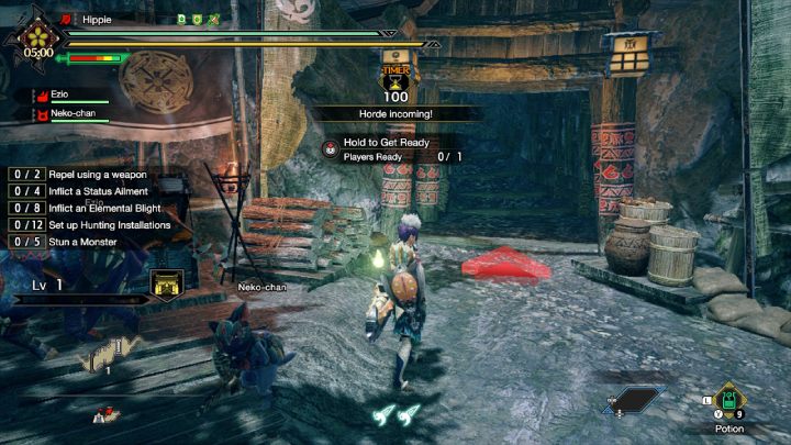 Każde zadanie dotyczące Furii rozpoczniecie w bazie twierdzy, która spełnia to samo zadanie co obozy podczas polowania - Monster Hunter Rise: Furia - co to? - Monster Hunter Rise - poradnik do gry