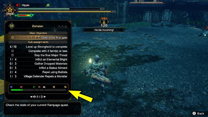 Aktualną rangę wykonywanej misji Furii możecie sprawdzić w dowolnej chwili, otwierając menu główne - Monster Hunter Rise: Furia S rank - jak zdobyć? - Monster Hunter Rise - poradnik do gry