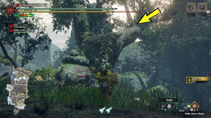 2 stara wiadomość o Furii znajduje się niedaleko obszaru nr 3 - Monster Hunter Rise: Stare wiadomości - Ruiny Świątynne, znajdźki, mapa - Monster Hunter Rise - poradnik do gry