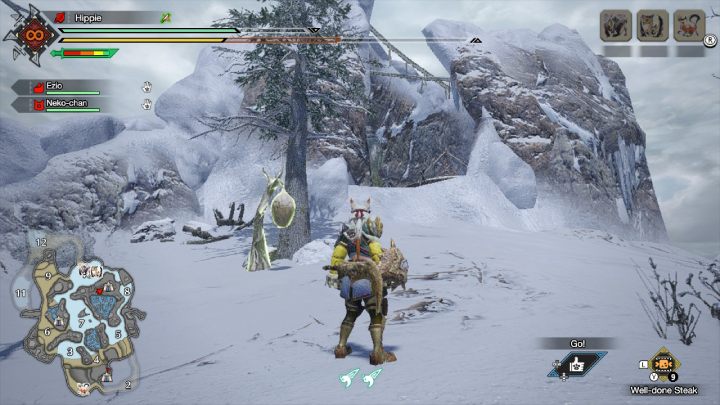 Podobóz nr 2 znajduje się na szczycie lodowej góry między obszarem 10 i 8 - Monster Hunter Rise: Podobóz - Wyspy Mroźne, znajdźki, mapa - Monster Hunter Rise - poradnik do gry