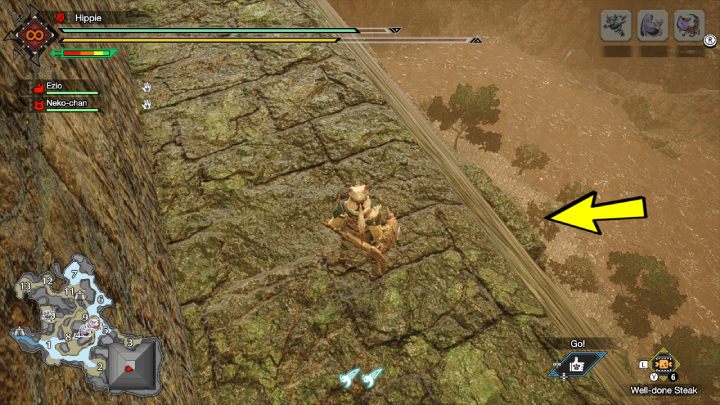 3 stara wiadomość znajduje się w sekretnym pokoju piramidy - Monster Hunter Rise: Stare wiadomości - Zatopiony Las, znajdźki, mapa - Monster Hunter Rise - poradnik do gry