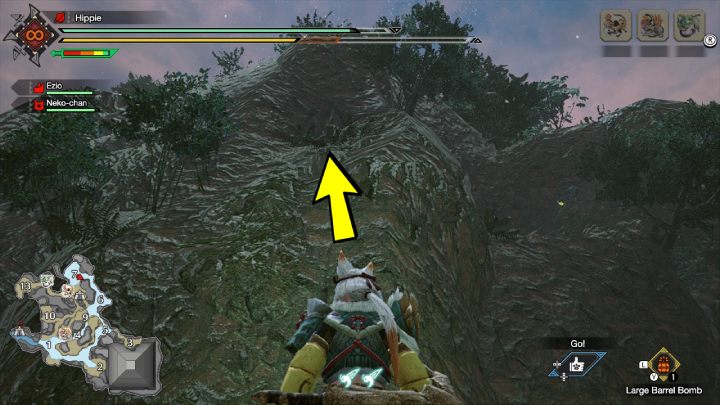 6 stara wiadomość o Furii znajduje się przy obszarze nr 7 - Monster Hunter Rise: Stare wiadomości - Zatopiony Las, znajdźki, mapa - Monster Hunter Rise - poradnik do gry