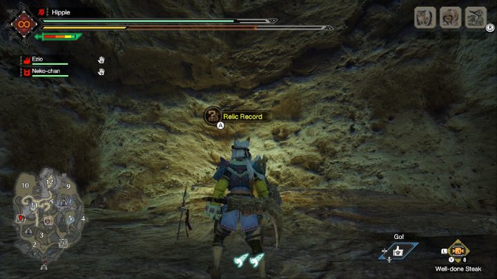 7 stara wiadomość o Furii znajduje się pod powierzchnią ziemi obszaru nr 7 - Monster Hunter Rise: Stare wiadomości - Równiny Piasku, znajdźki, mapa - Monster Hunter Rise - poradnik do gry