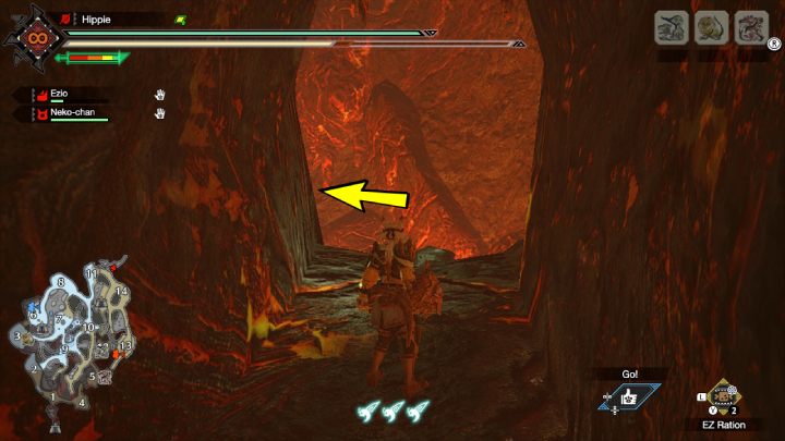 4 - Monster Hunter Rise: Stare wiadomości - Jaskinie Lawy, znajdźki, mapa - Monster Hunter Rise - poradnik do gry