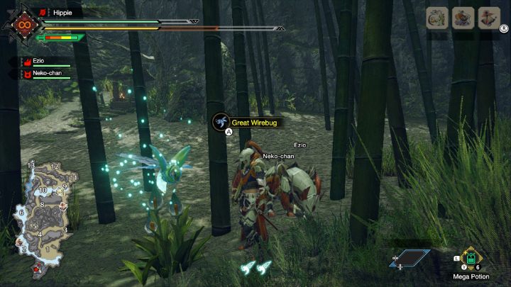 Już po kilku godzinach spędzonych w grze, Starszy Łowca Hanenaga podaruje Wam kilka Wielkich Kablobaków - Monster Hunter Rise: Kablobaki - Monster Hunter Rise - poradnik do gry