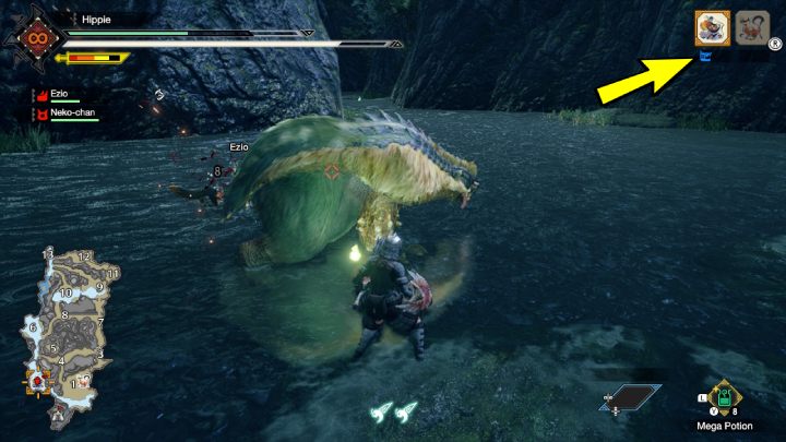 Oto kilka rzeczy wskazujących na wycieńczony stan przeciwnika - Monster Hunter Rise: Potwór - jak złapać? - Monster Hunter Rise - poradnik do gry