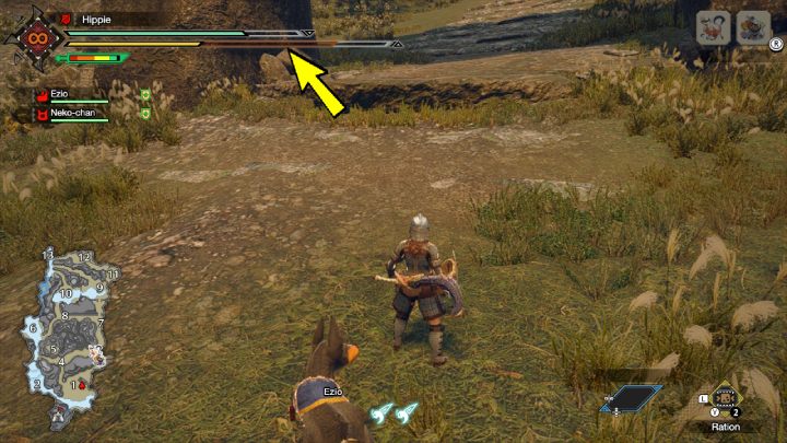 Maksymalny poziom wytrzymałości zmniejsza się wraz z długością polowania - Monster Hunter Rise: Wytrzymałość - jak zwiększyć? - Monster Hunter Rise - poradnik do gry