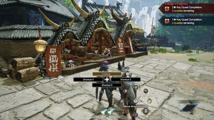 Menu kołowe to zestaw 32 skrótów, z których skorzystacie zarówno w wiosce jak i na polowaniu - Monster Hunter Rise: Porady na start - Monster Hunter Rise - poradnik do gry