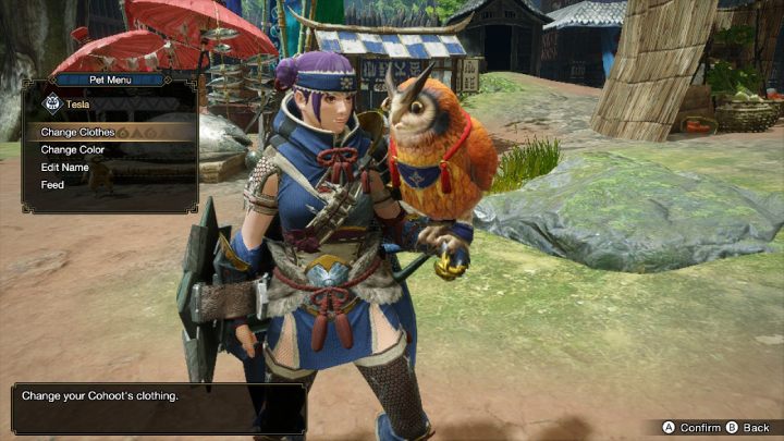 Hukacz (Cohoot) to nowe zwierzę w serii Monster Hunter, z który można wchodzić w interakcję jedynie w wiosce Kamura - Monster Hunter Rise: Porady na start - Monster Hunter Rise - poradnik do gry