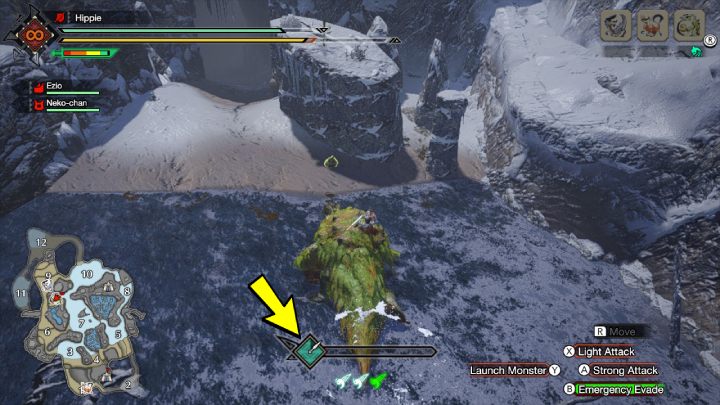 Po wprowadzeniu potwora w odpowiedni stan, zwany dosiadalnym, będziecie mogli szybkim ruchem wskoczyć na jego plecy, uzyskując nad nim pełną kontrolę - Monster Hunter Rise: Wiwerna - jak jeździć? - Monster Hunter Rise - poradnik do gry