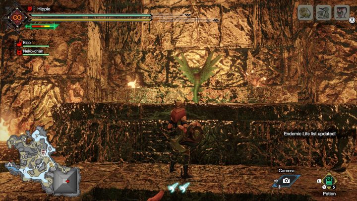 Kwetzalkobra powinna wypełznąć spod kamieni i usiąść na ołtarzu - Monster Hunter Rise: Kwazelkobra - jak znaleźć? - Monster Hunter Rise - poradnik do gry