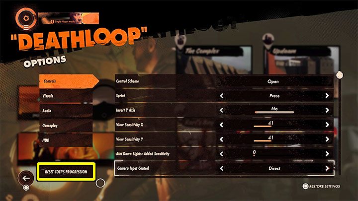 1 - Deathloop: Kampania - jak zresetować? - Deathloop - poradnik do gry