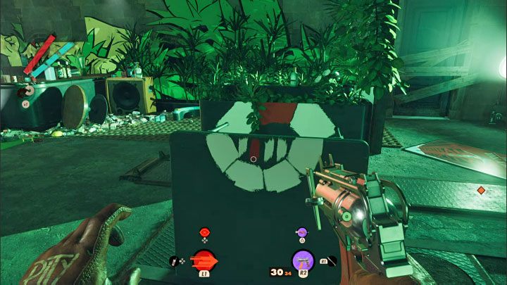 Druga podpowiedź jest na parterze, na prawo od zamkniętego przejścia - Deathloop: Supersprytne - solucja, opis przejścia - Deathloop - poradnik do gry