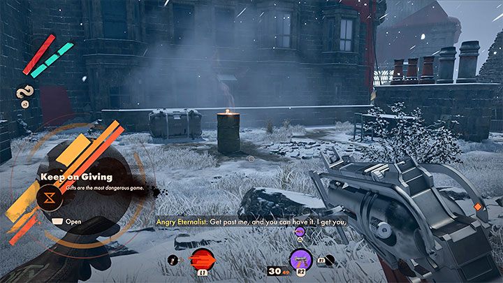 O możliwości pozyskania karabinu snajperskiego powinniście dowiedzieć się w trakcie jednej z wizyt w Updaam (w naszym przypadku doszło to do tego w godzinach popołudniowych) - Deathloop: Niespodziewana niespodzianka - solucja, opis przejścia - Deathloop - poradnik do gry