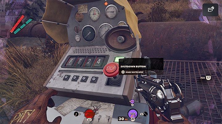 Możecie już podejść do panelu i przystąpić do rozwiązywania zagadki - Deathloop: Utracone w transmisji - solucja, opis przejścia - Deathloop - poradnik do gry