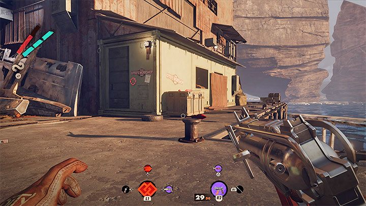 Wyruszcie do dzielnicy Zatoka Karla i zdecydujcie się na zbadanie jej w godzinach porannych lub popołudniowych - Deathloop: Ballada o Franku Gadule - solucja, opis przejścia - Deathloop - poradnik do gry