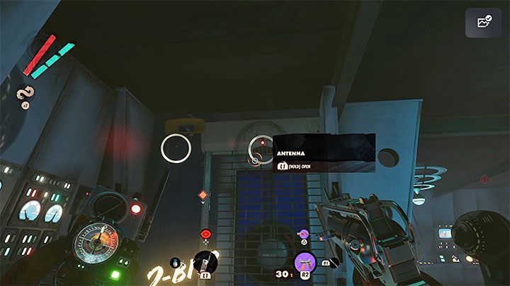 Pomieszczenie, w którym znajduje się 2-BIT znajdziecie na jednym z wyższych pięter zamku - Deathloop: Czego chcą Wenjie - solucja, opis przejścia - Deathloop - poradnik do gry