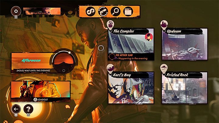 Deathloop pozwala odwiedzić każdą dzielnicę w jednej z 4 pór dnia - mogą to być poranek, środek dnia, popołudnie lub wieczór - Deathloop: Eksploracja świata - Deathloop - poradnik do gry