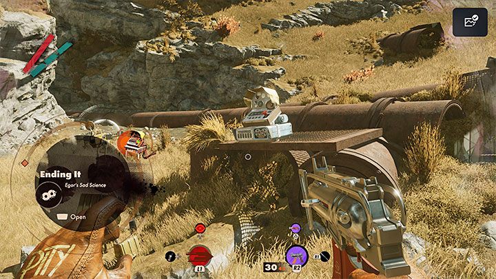 Ten wariant wymaga wcześniejszych przygotowań, które dokładnie omówiliśmy na stronie z opisem przejścia misji Utracone w transmisji - Deathloop: Jak pokonać bossa Egor Serling? - Deathloop - poradnik do gry