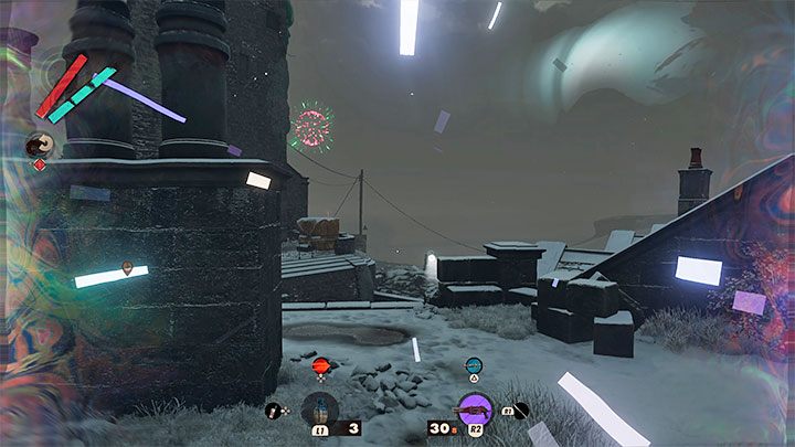 W godzinach wieczornych Frank bierze udział w pokazie fajewerków i jest to alternatywny sposób na pozbycie się tego Wizjonera - Deathloop: Jak pokonać bossa Ramblin Frank Spicer? - Deathloop - poradnik do gry