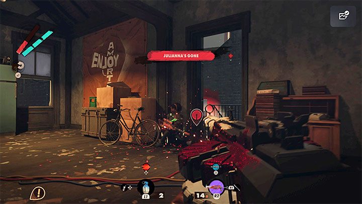 Znacznie poważniejszym zagrożeniem od zwykłych wrogów może być dla Colta zabójczyni Julianna - Deathloop: Walka i skradanie się - Deathloop - poradnik do gry