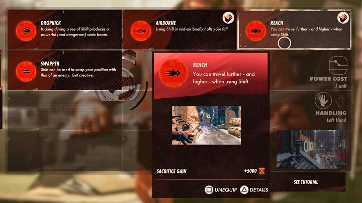 Postarajcie się zabić Charliego (lub Juliannę) jeszcze kilka razy żeby odblokować ulepszenia dla mocy Przeskok - Deathloop: Najlepsze moce - Deathloop - poradnik do gry